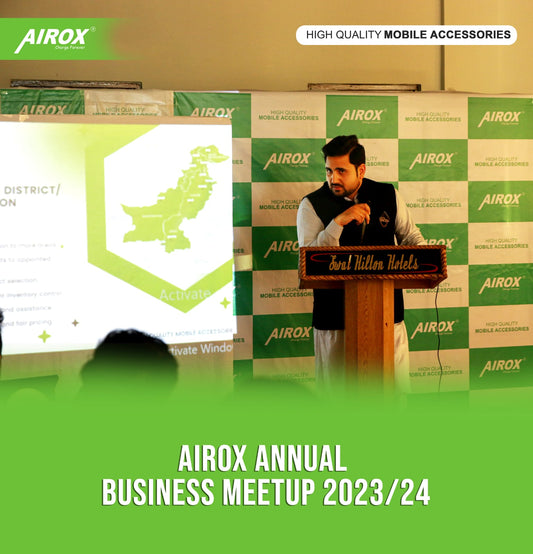 "Kabir Afridi Shines at Airox New Venue Launching & Annual Meetup 2023: A Glance into the Future of Mobile Accessories Wholesale"