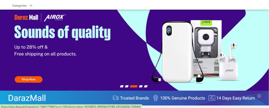 Elevate Your Tech Game with Airox Store on Daraz Mall