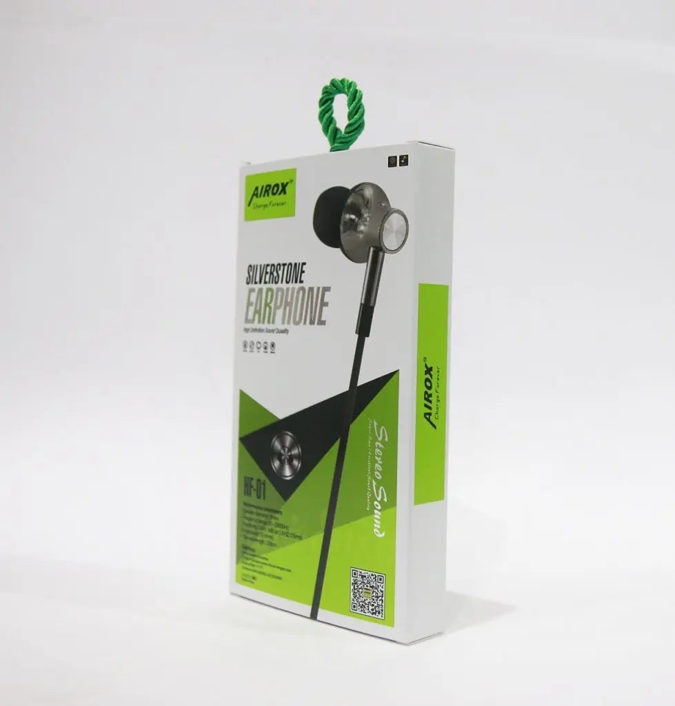 Airox HF01 Silverstone Earphone - Airox.pk