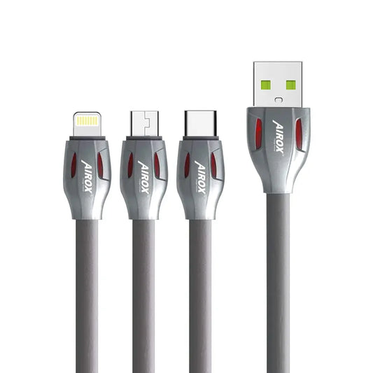 AIROX CB-07 Super Fast Charge Data Cable 3.0A | Qualcomm Fast Charging Supported airox.pk