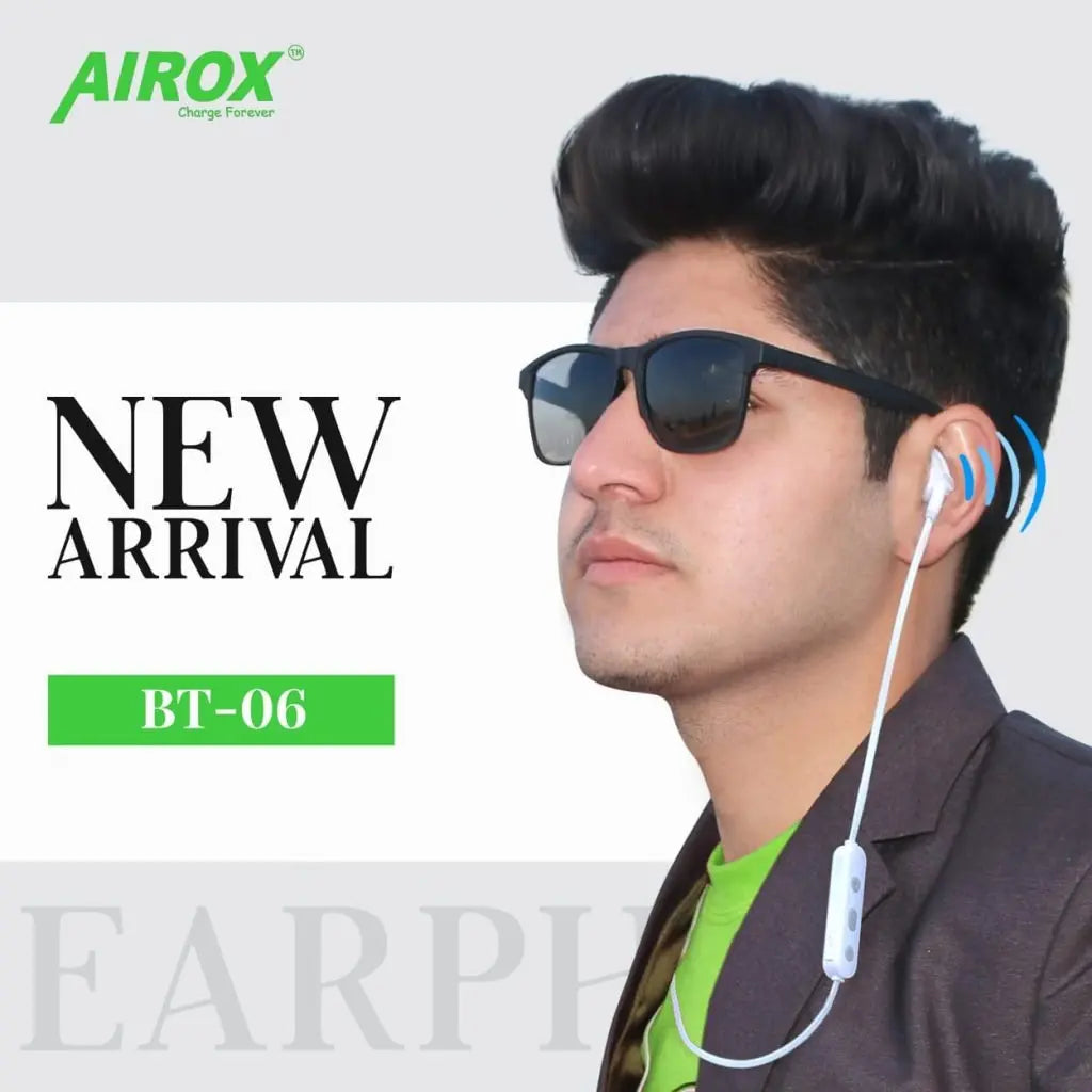 Airox BT06 Bluetooth Handsfree || Best Price Handsfree in Pakistan airox.pk