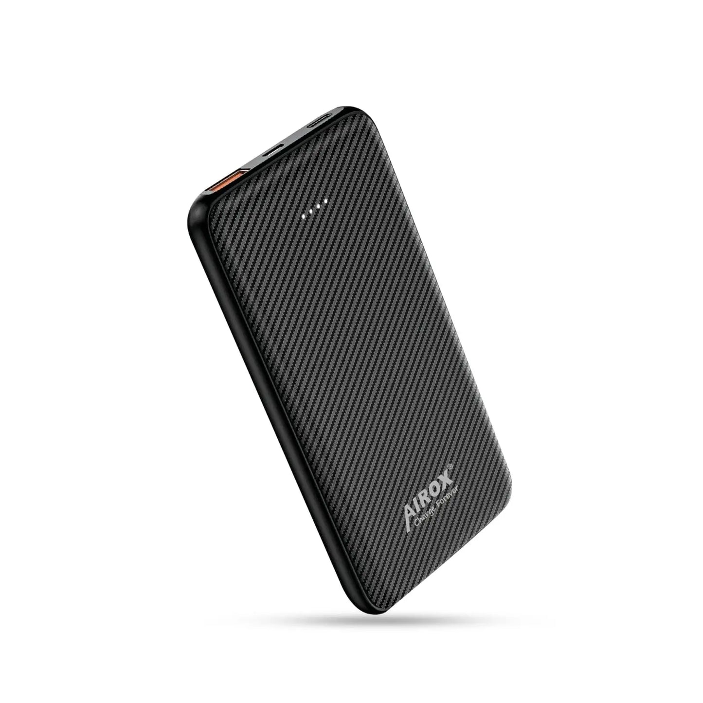 Airox Fast 3.0 18 Watt Fast Charging Supported Slim Power bank | PD Power bank | 1 Extra Fast Charging port - Airox.pk