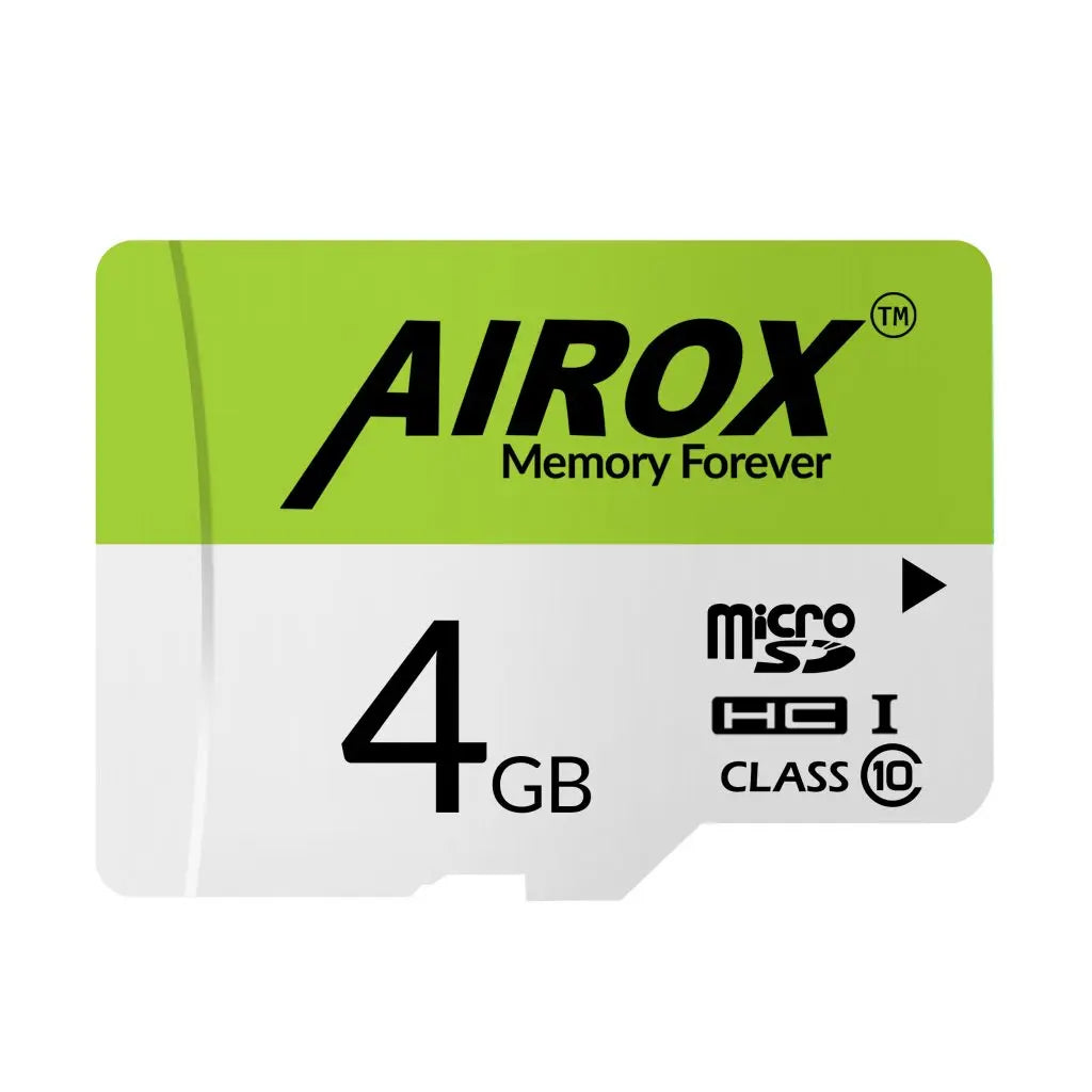 Airox Micro SDHC Card 2GB 4GB 8GB 16GB 32GB 64GB 128GB and 256GB Class 10 - Airox.pk