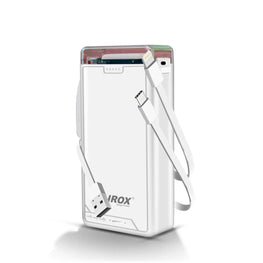 Airox PB11: 18000mAh Torch Powerbank with 3 Built-in Cables and Dual USB Ports Airox.pk