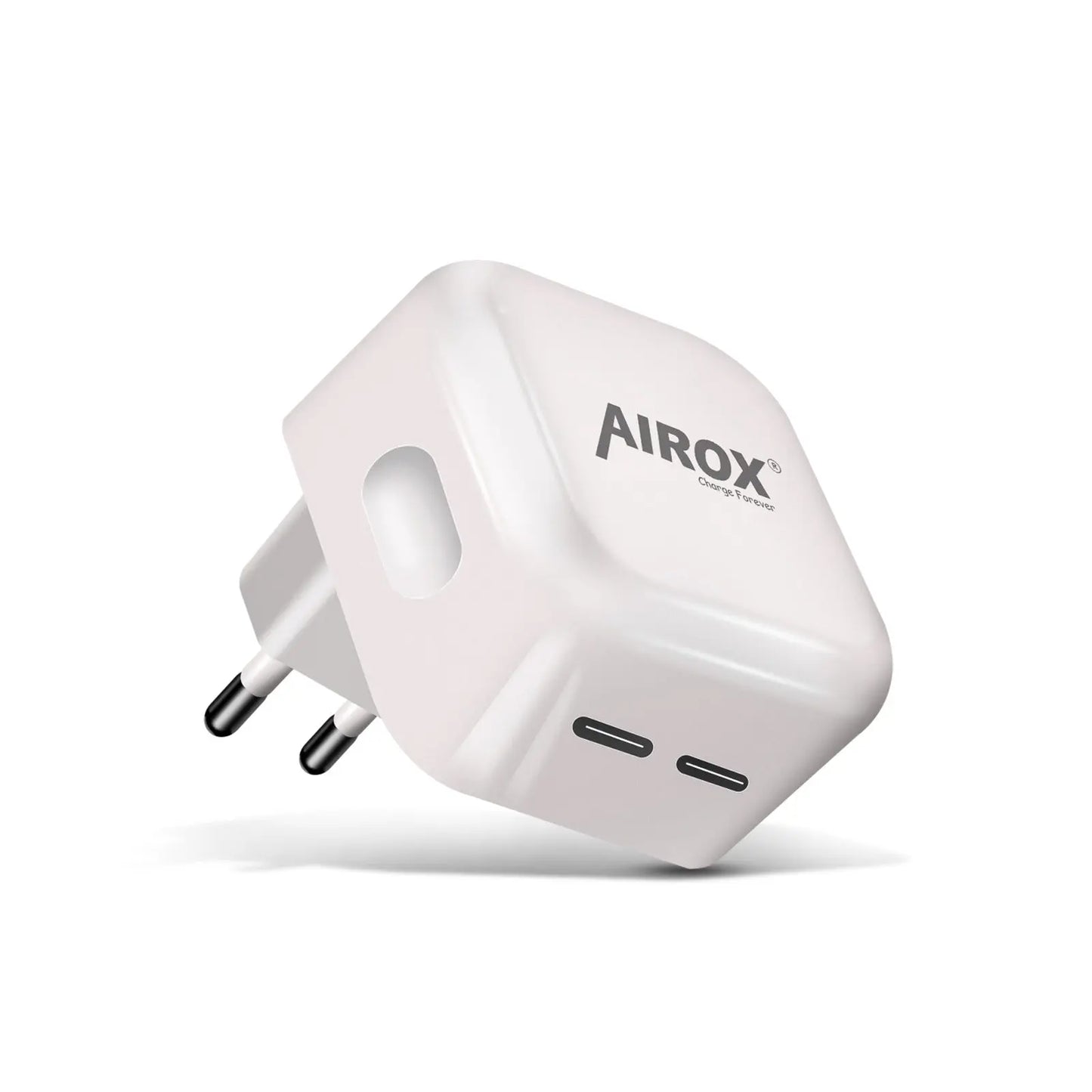 Airox PD01 Fast Charging PD Adapter 50 Watt 2 Type C Ports Airox.pk