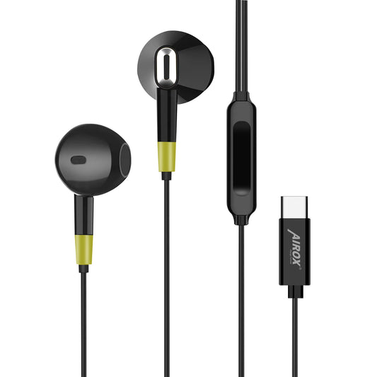 AIROX HF35 Type-C Earphones – High-Fidelity Sound, Seamless Connection Airox.pk