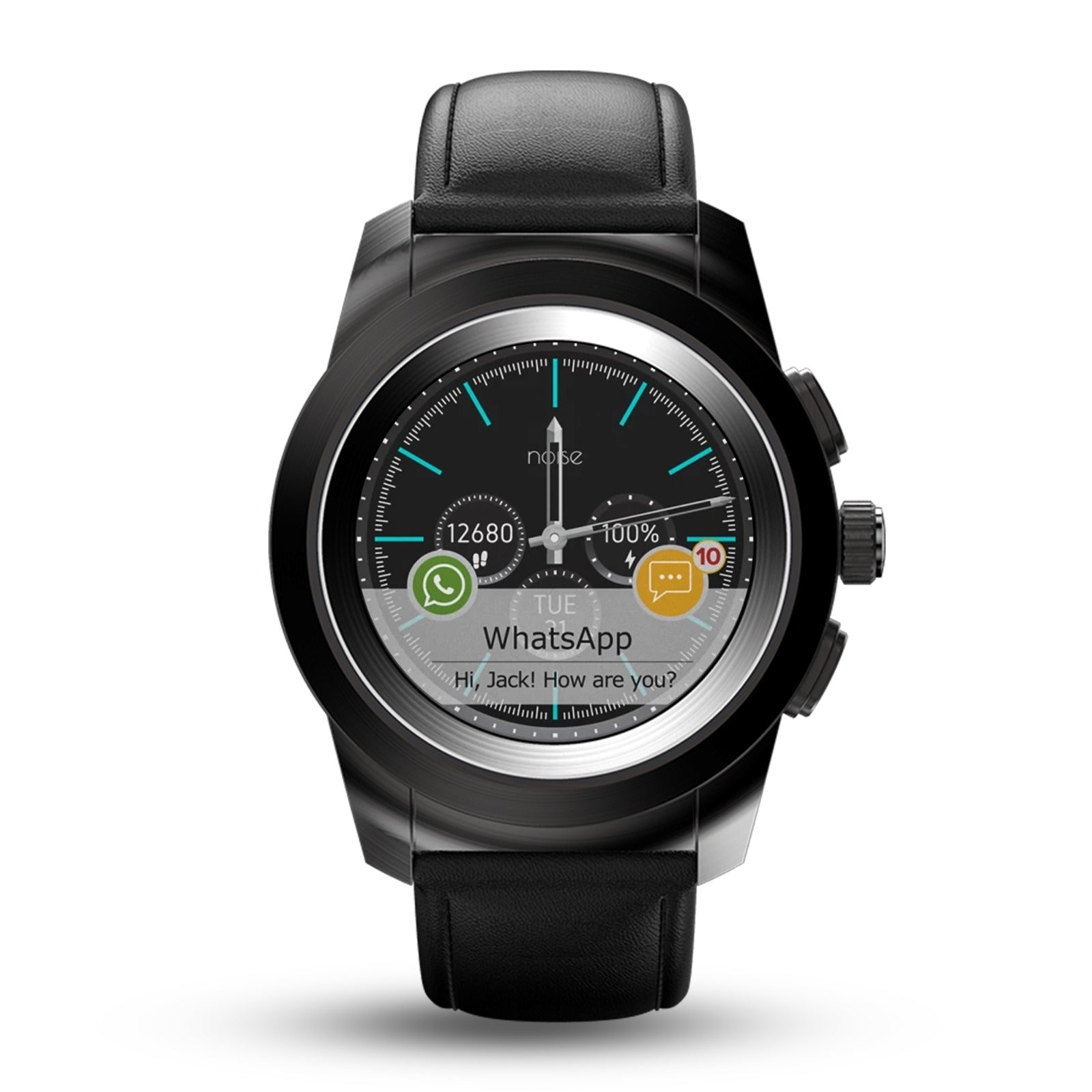 Airox Noisefit Hybrid Smartwatch Track Your Fitness in Style Airox.pk