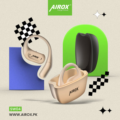 Airox OWS4 Wireless Earbuds with In Ear Design Airox.pk