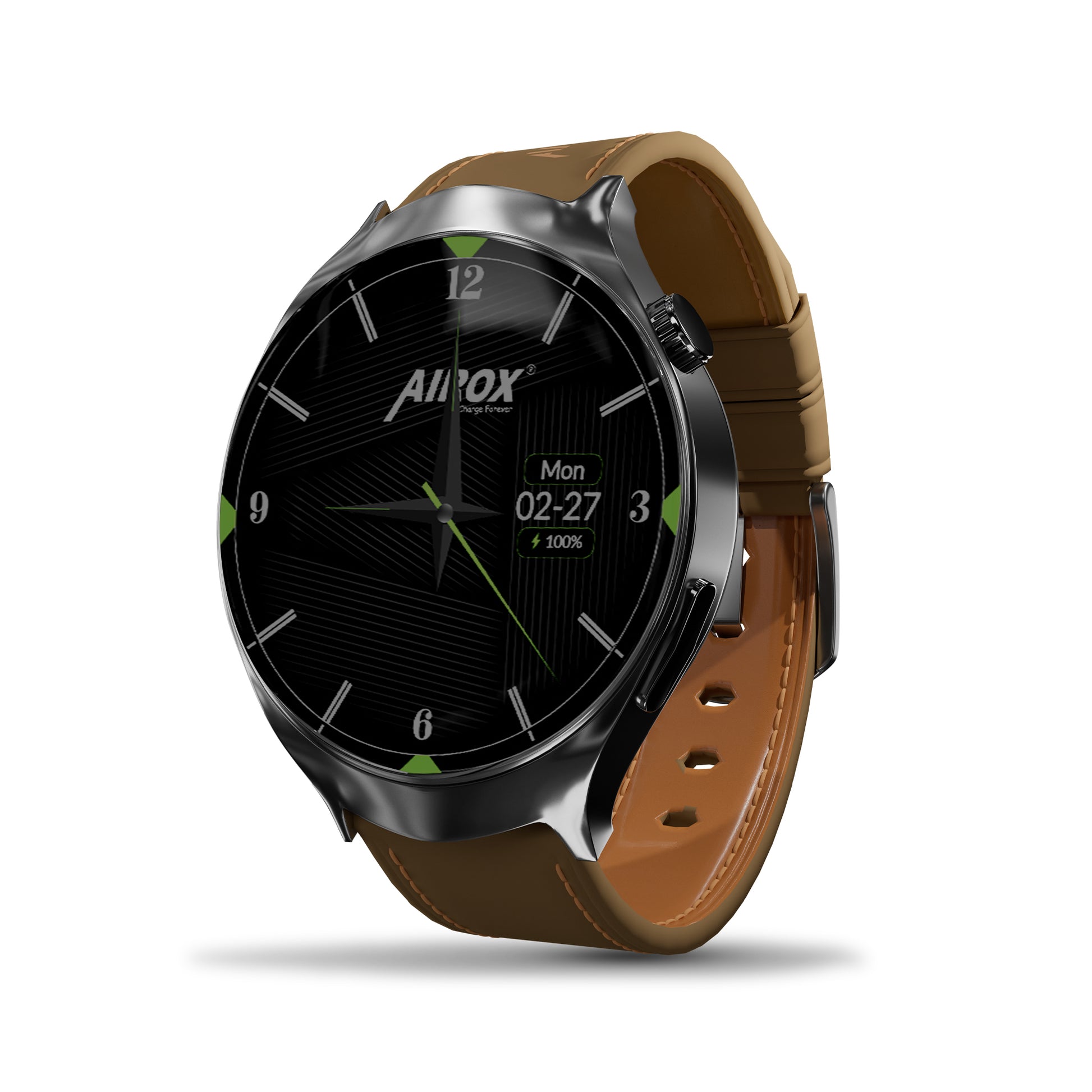 Airox W2 Circular Watch | 1.46" LED Screen | Stylish Smartwatch Airox.pk